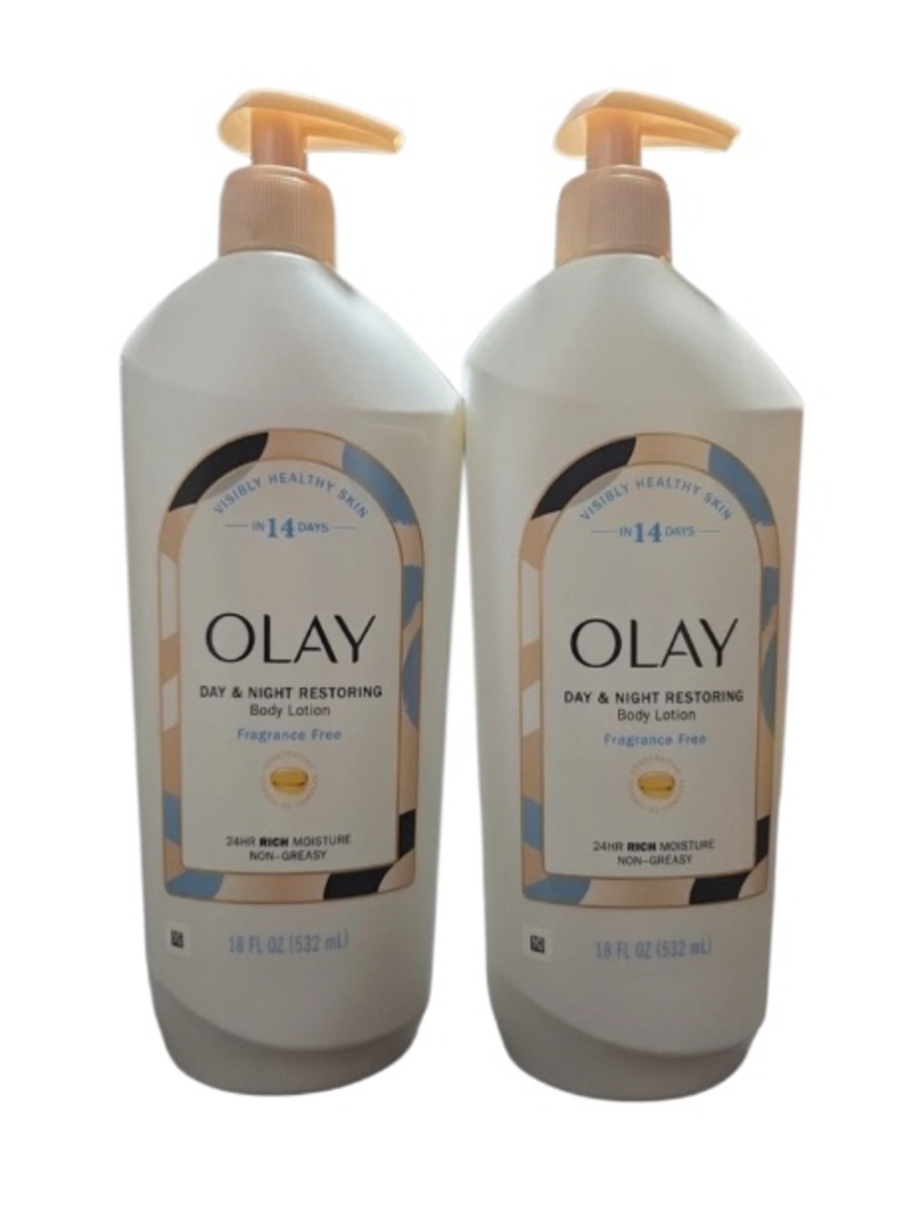 OLAY Day & Night Restoring Body Lotion (Two Pack)